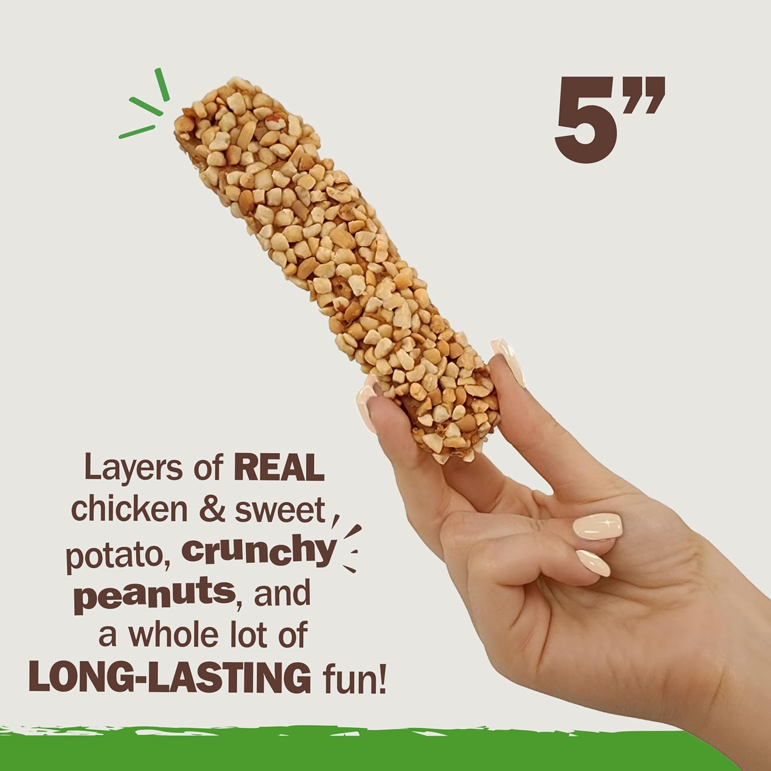 Cadet 2 pk Chewalicious® Layered N Dipped Chews - Peanuts  Dog Treats & Chews