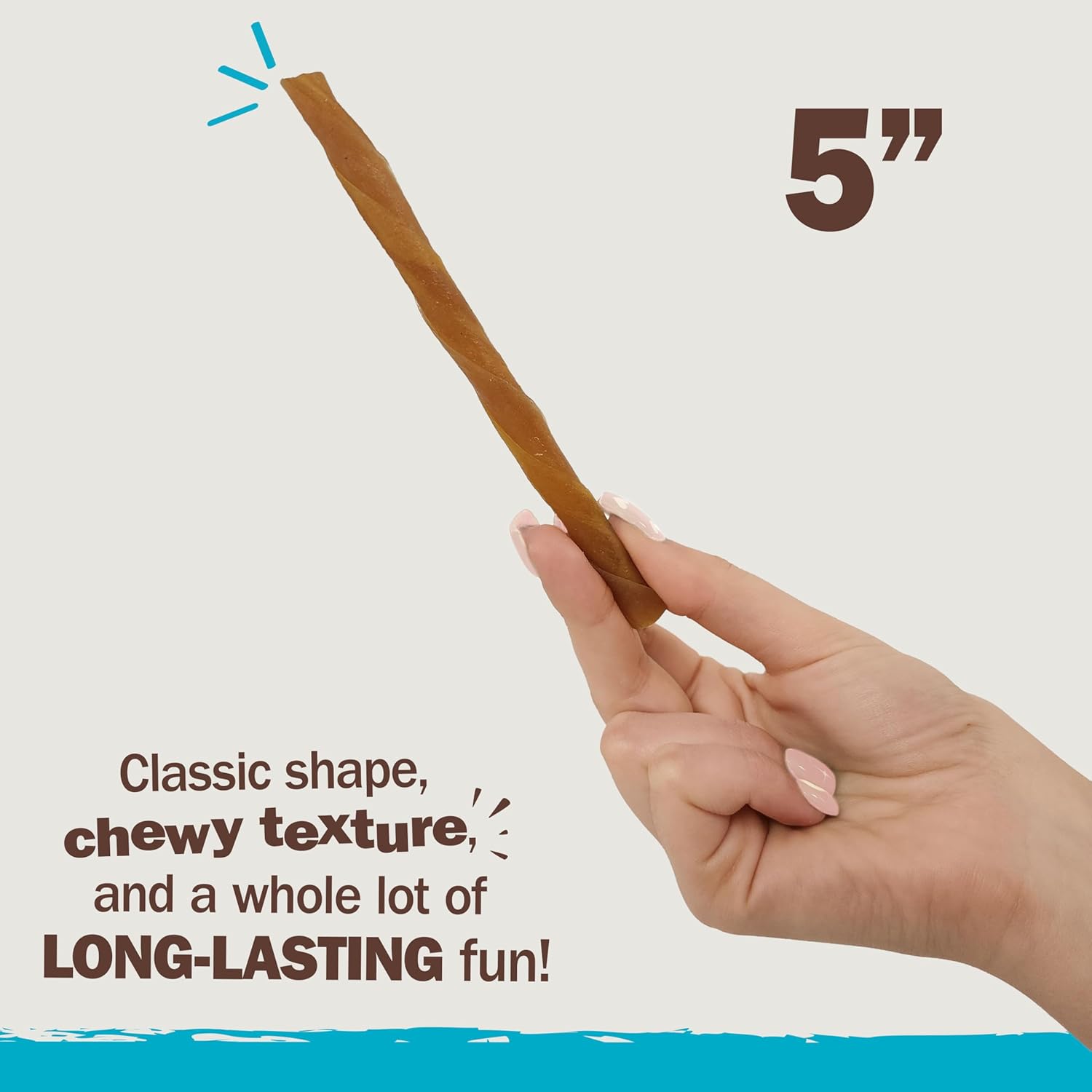 Cadet 15 pk Chewalicious® Classic Chewy Twists - Peanut Butter Flavor Dog Treats & Chews