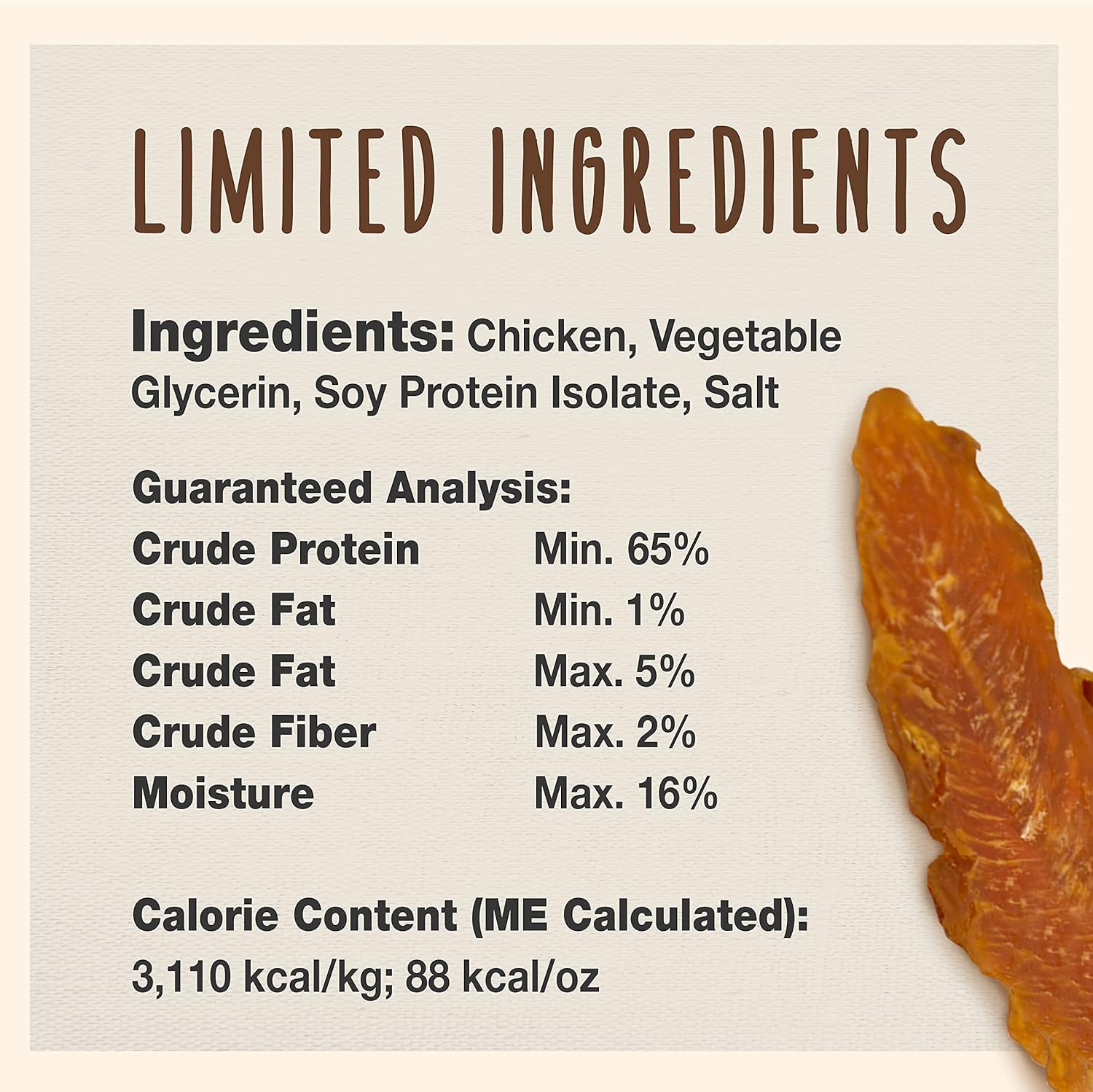 Cadet 3 oz. Chicken Breast  Dog Treats & Chews