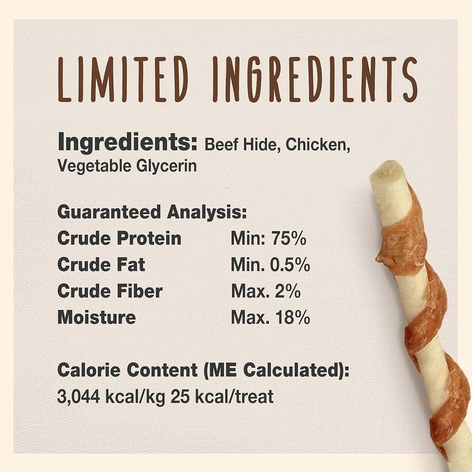 Cadet 14 pk. Beef Hide (Rawhide) and Chicken Twists  Dog Treats & Chews