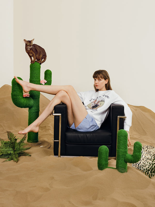 VETRESKA Oasis Cactus Cat Tree 41"