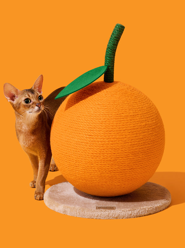 VETRESKA Tangerine Cat Scratching Ball