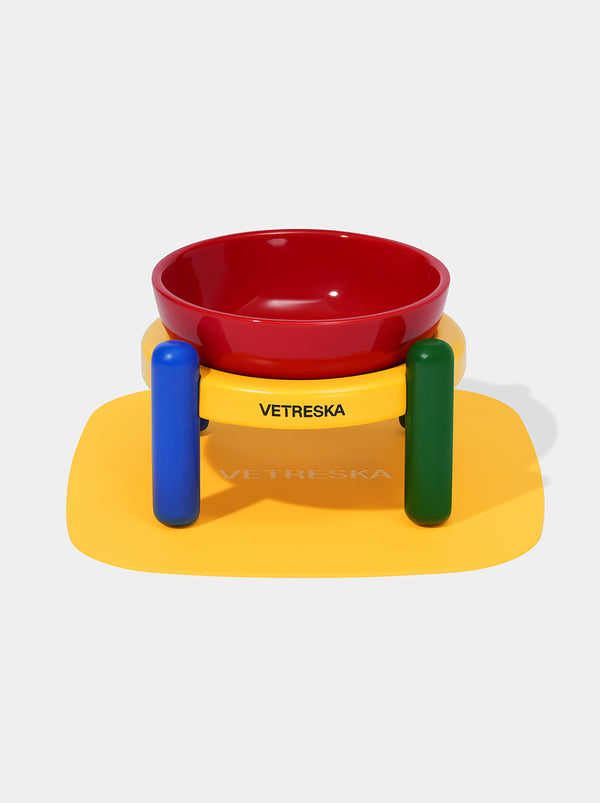 VETRESKA Chroma Pet Bowl & Mat Set (M)