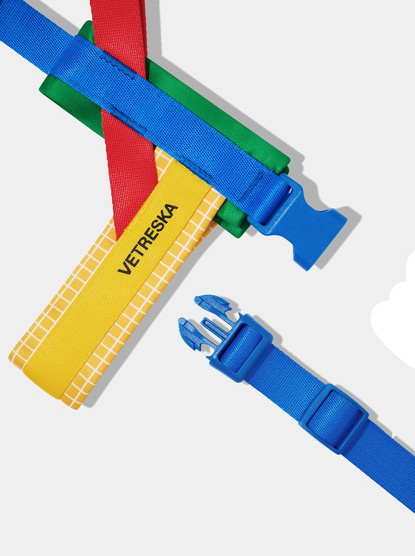 VETRESKA Chroma Pet Harness & Leash Set-Yellow (M)