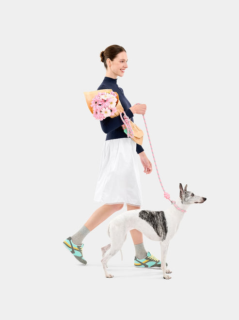 VETRESKA Connect Hands-Free Rope Leash for Pets (Flora)
