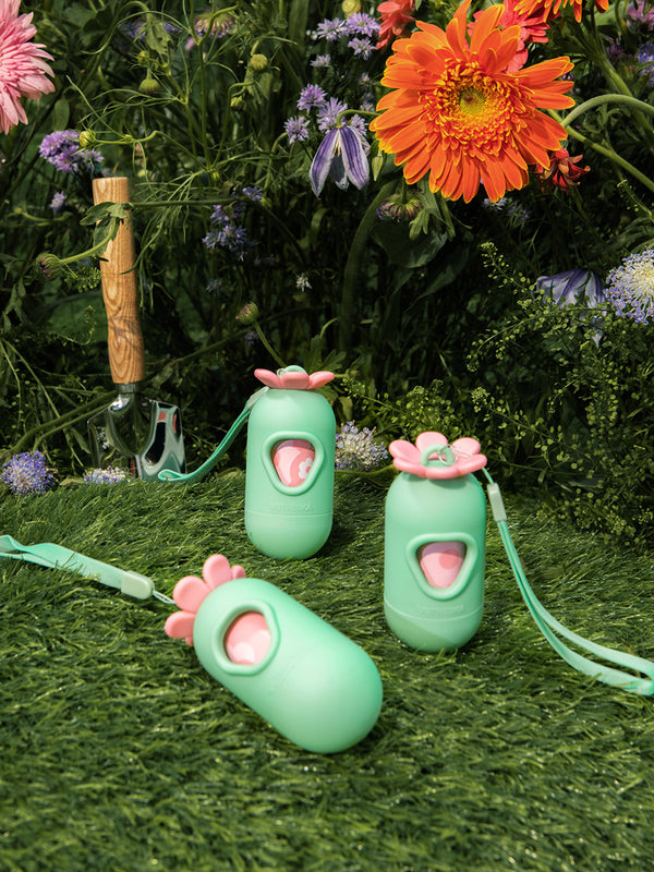 VETRESKA Flora Pet Poop Bags & Dispenser (1 Dispenser + 1 Roll)