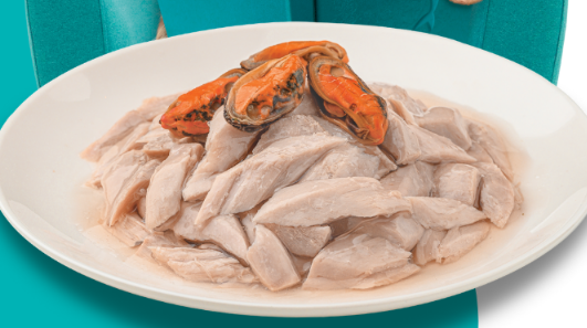 Moochie Cat Food Tuna & Green Lipped Mussel Recipe in Gravy Pouch 70g Pack of 12