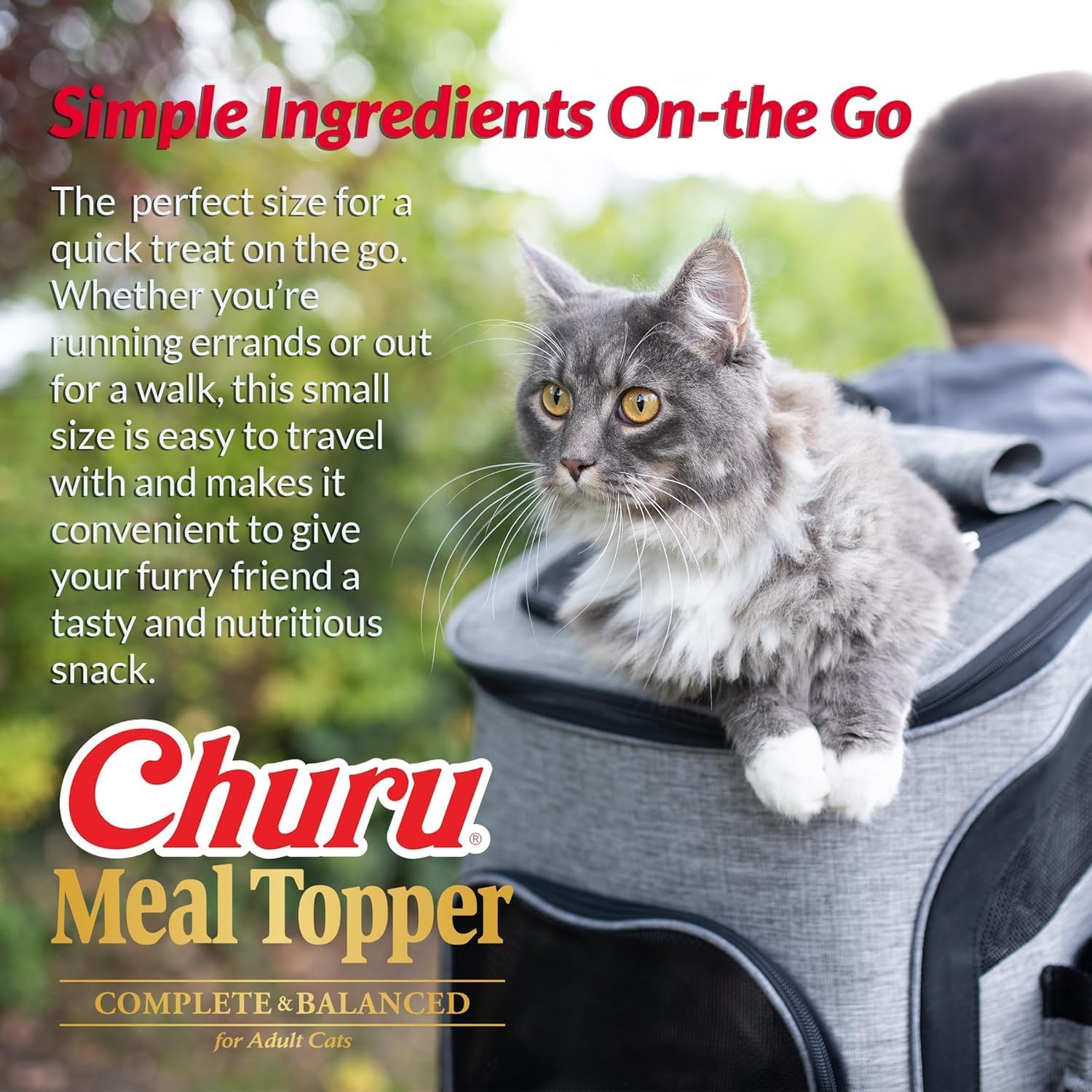 Inaba Churu Complete & Balanced For Adult Cats Chicken Recipe Cat Treats 56g - Pack of 12