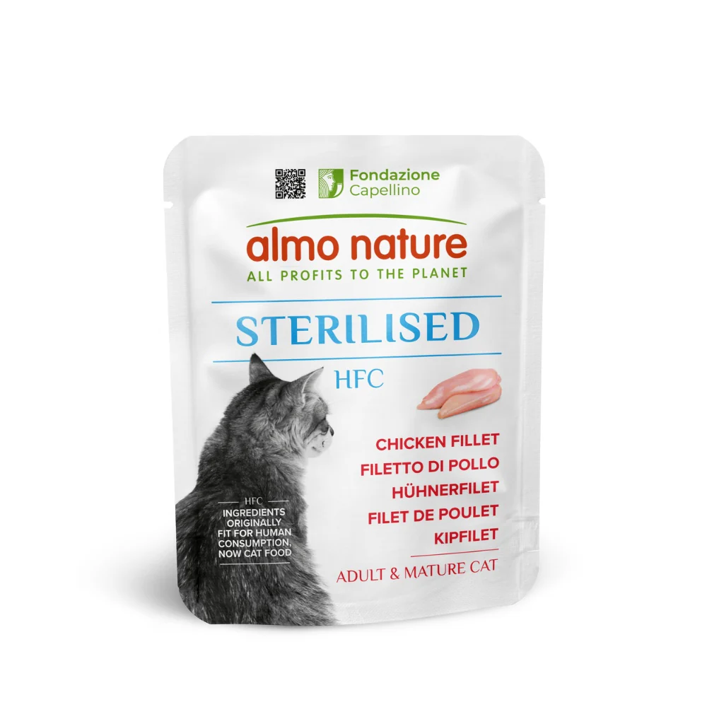 Almo Nature Sterilised Chicken Fillet Wet food 50 g