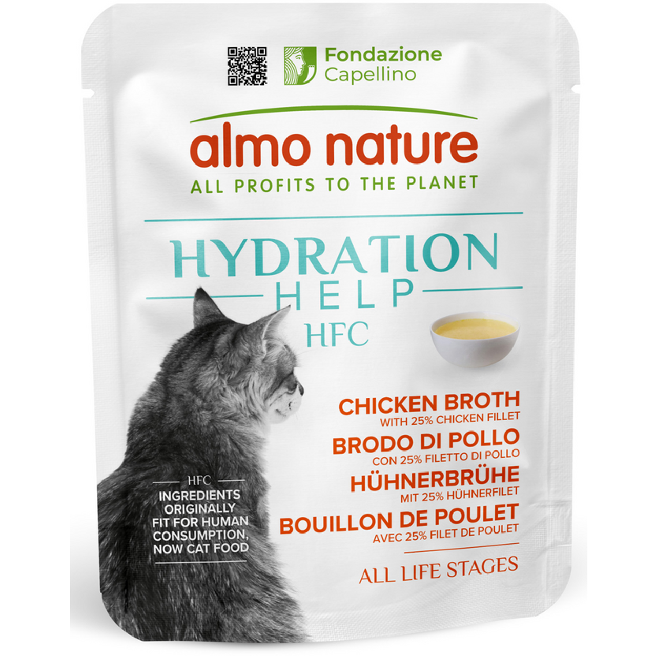 Almo Nature Hydration Help Chicken Broth with Chicken Fillet Wet food 50 g