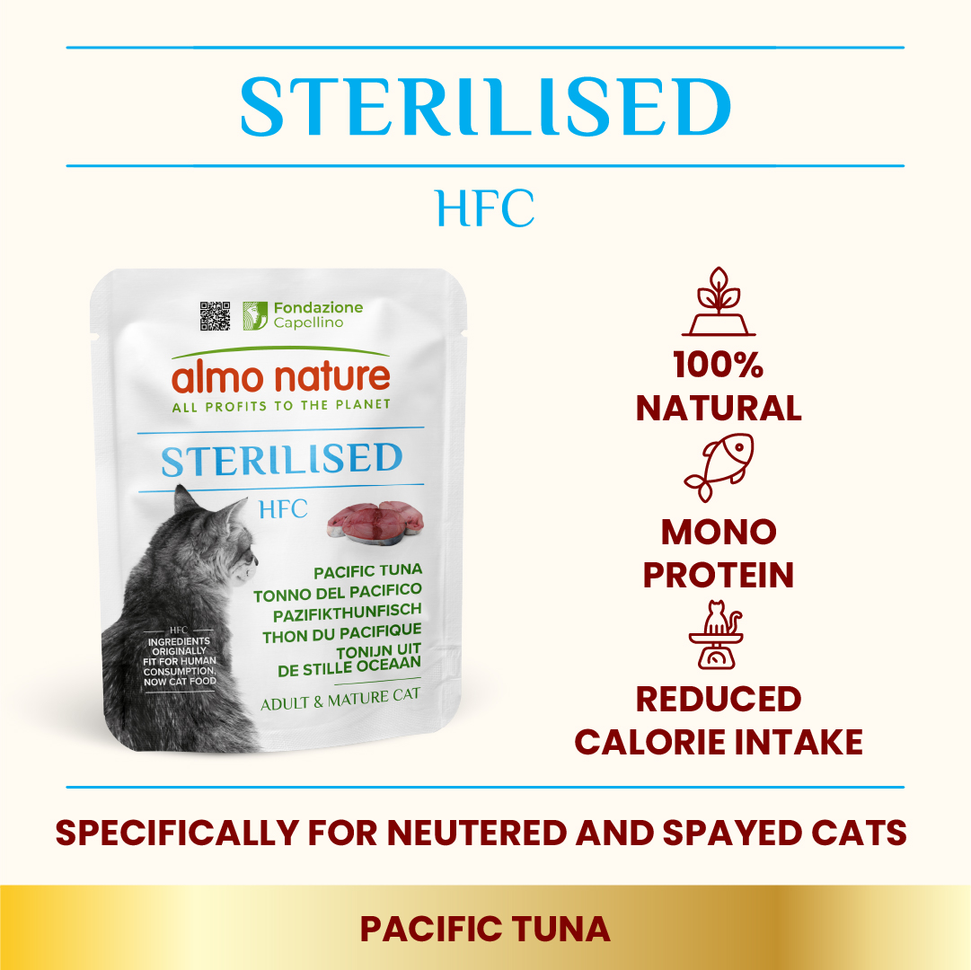 Almo Nature Sterilised Pacific Tuna Wet food 50 g