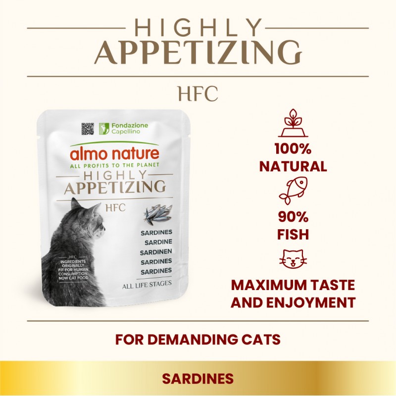 Almo Nature Highly Appetizing Sardines Wet food 50 g