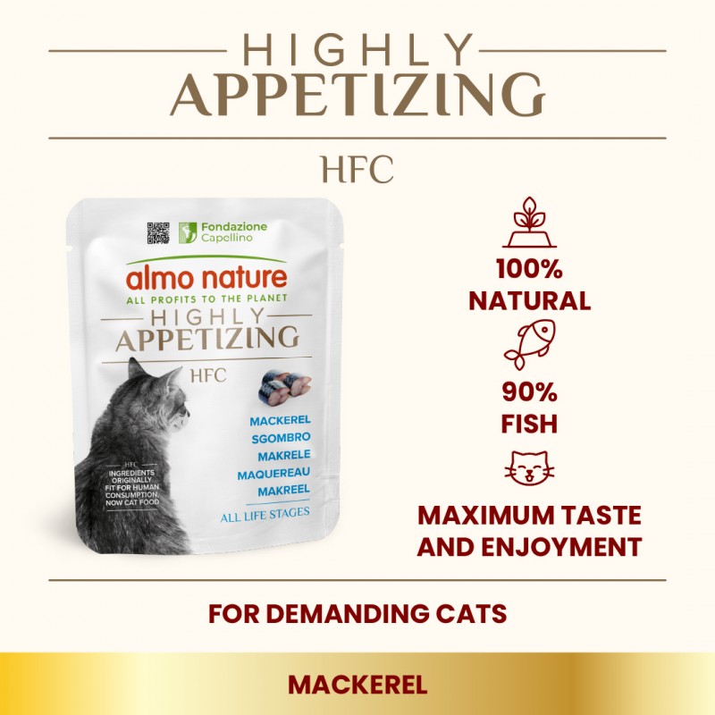 Almo Nature Highly Appetizing Mackerel Wet food 50 g