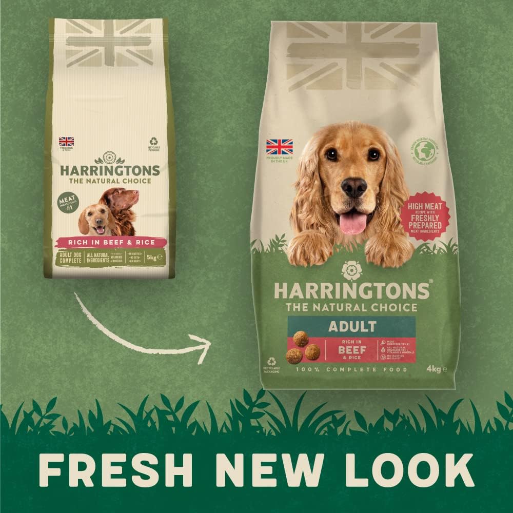 Harringtons Complete Beef Adult Dry Dog Food 4KG