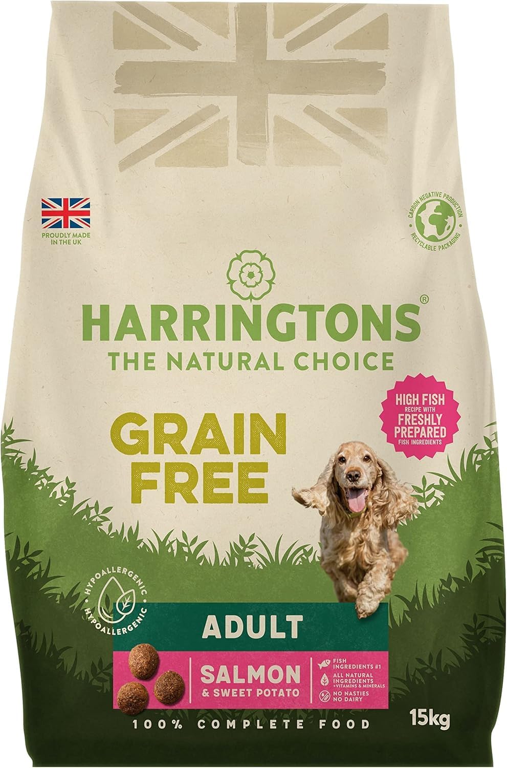 Harringtons Complete Chicken & Rice Senior Dry Dog Food 12kg