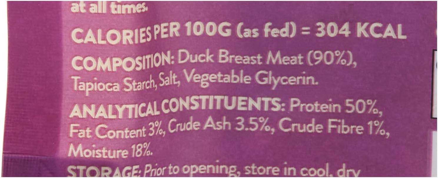 Harringtons Duck Jerky High Meat Dog Treats 70g