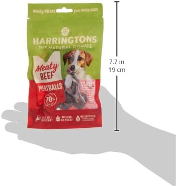 Harringtons Beef Meatballs High Meat Dog Treats 70g