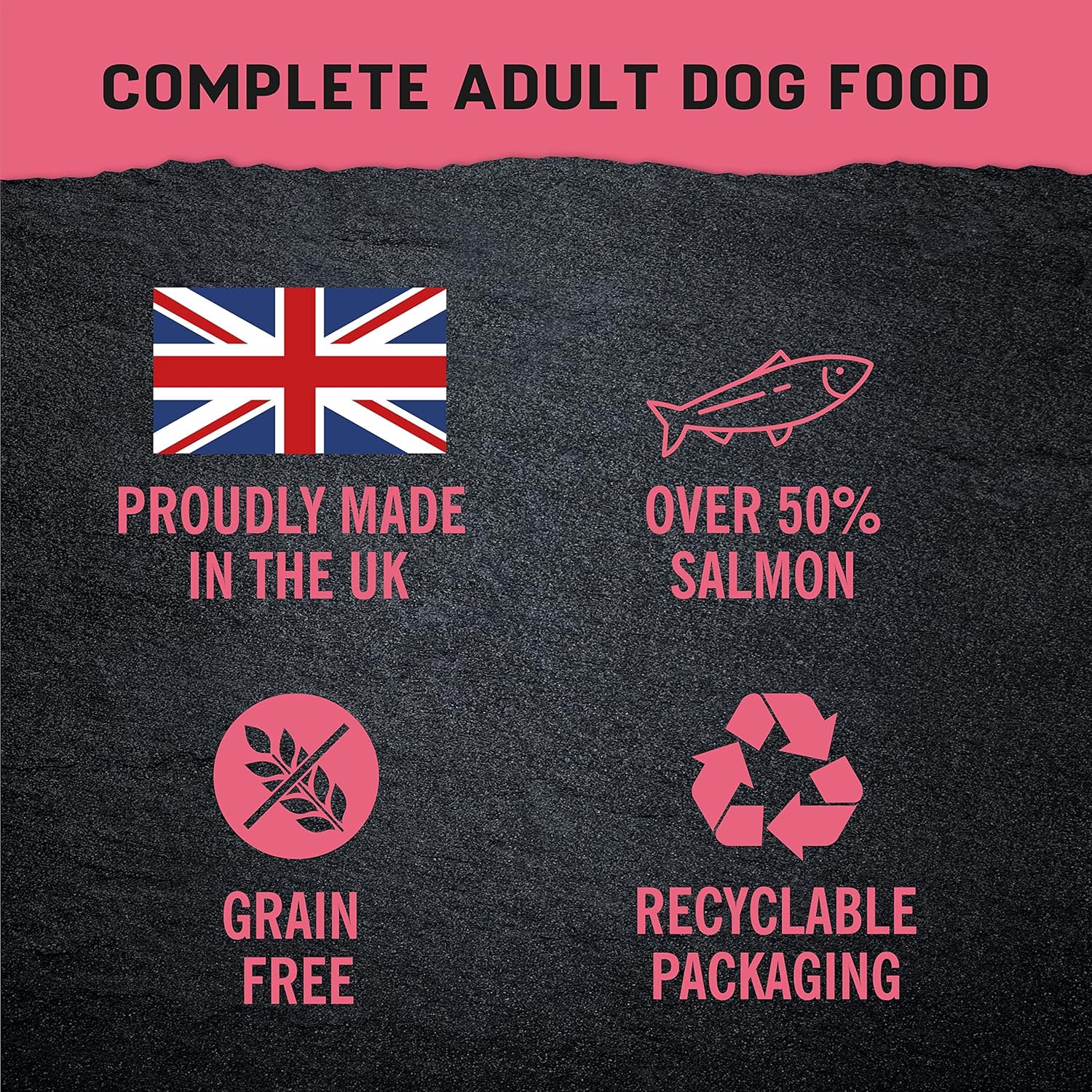 Harringtons Just 6 Salmon Grain Free Adult Dry Dog Food 12KG
