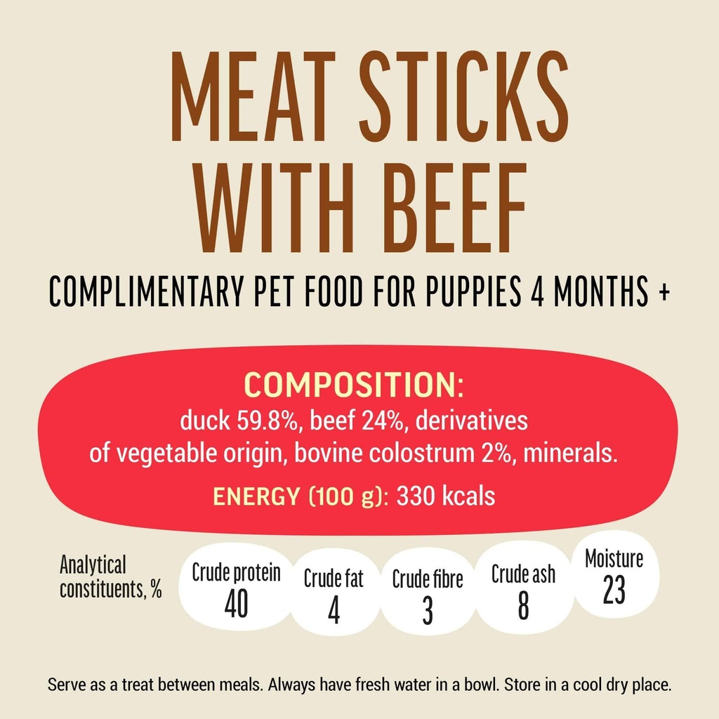 Dog Fest Beef Stick with Colostrum 45g