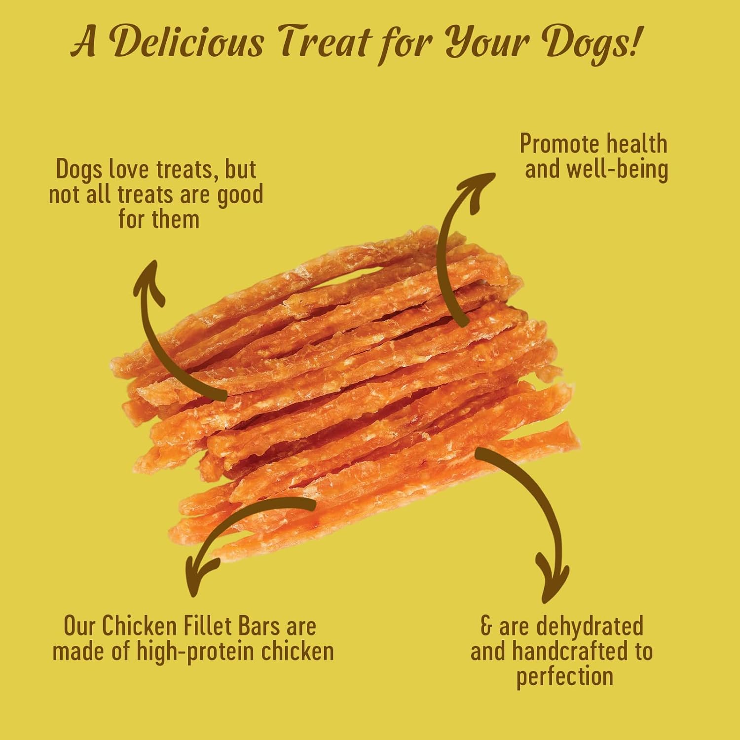 Dog Fest Farm Fresh Chicken Fillet Bar Treats - 90g