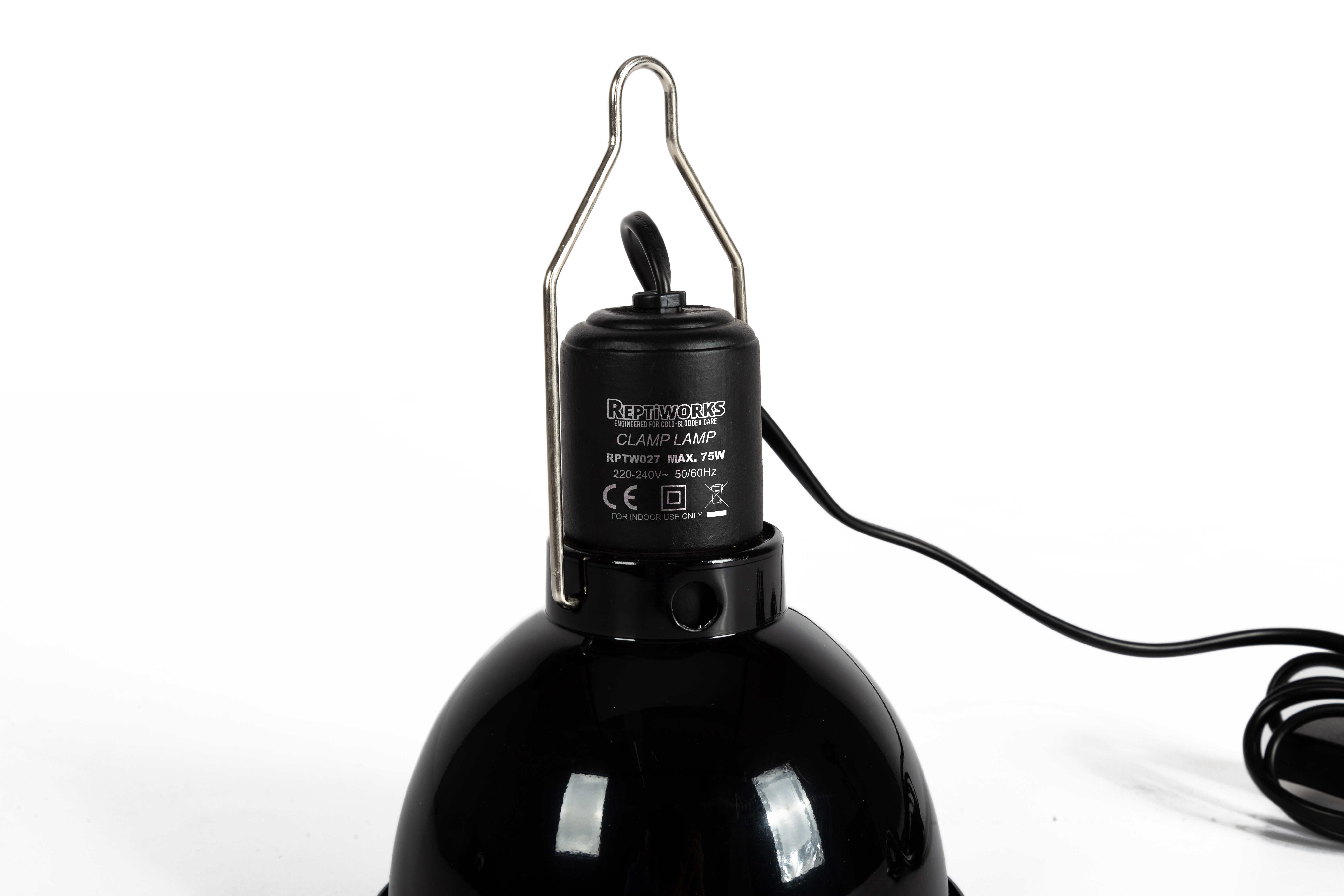 ReptiWorks Reflecting Dome Lamp Fixture (Etl Certificated) Max 75W14X14X15Cm / 5.5"X5.5"X5.9"