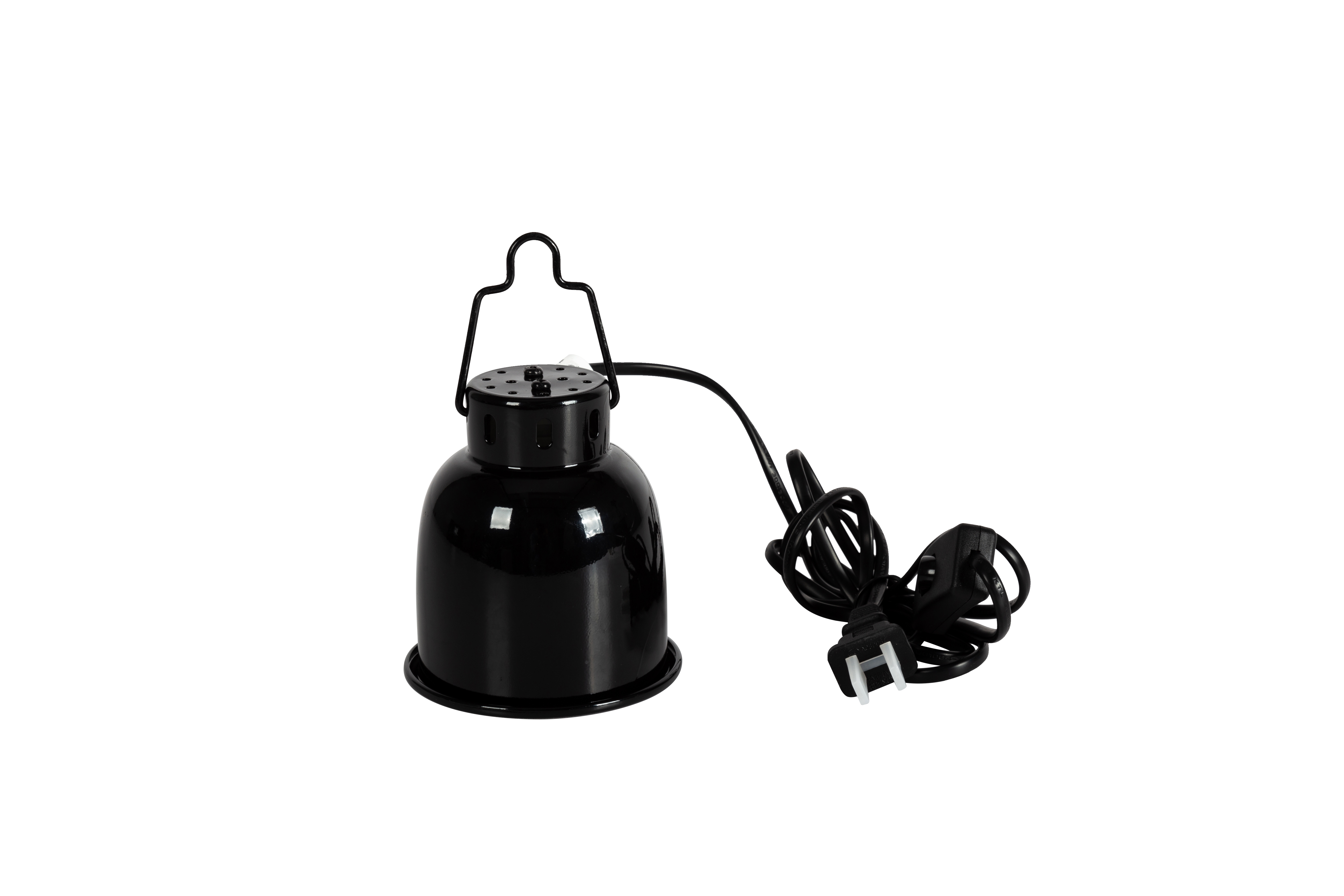ReptiWorks Mini Dome Lamp Fixture Max.40W10X10X10.5Cm / 3.9"X3.9"X4.1"
