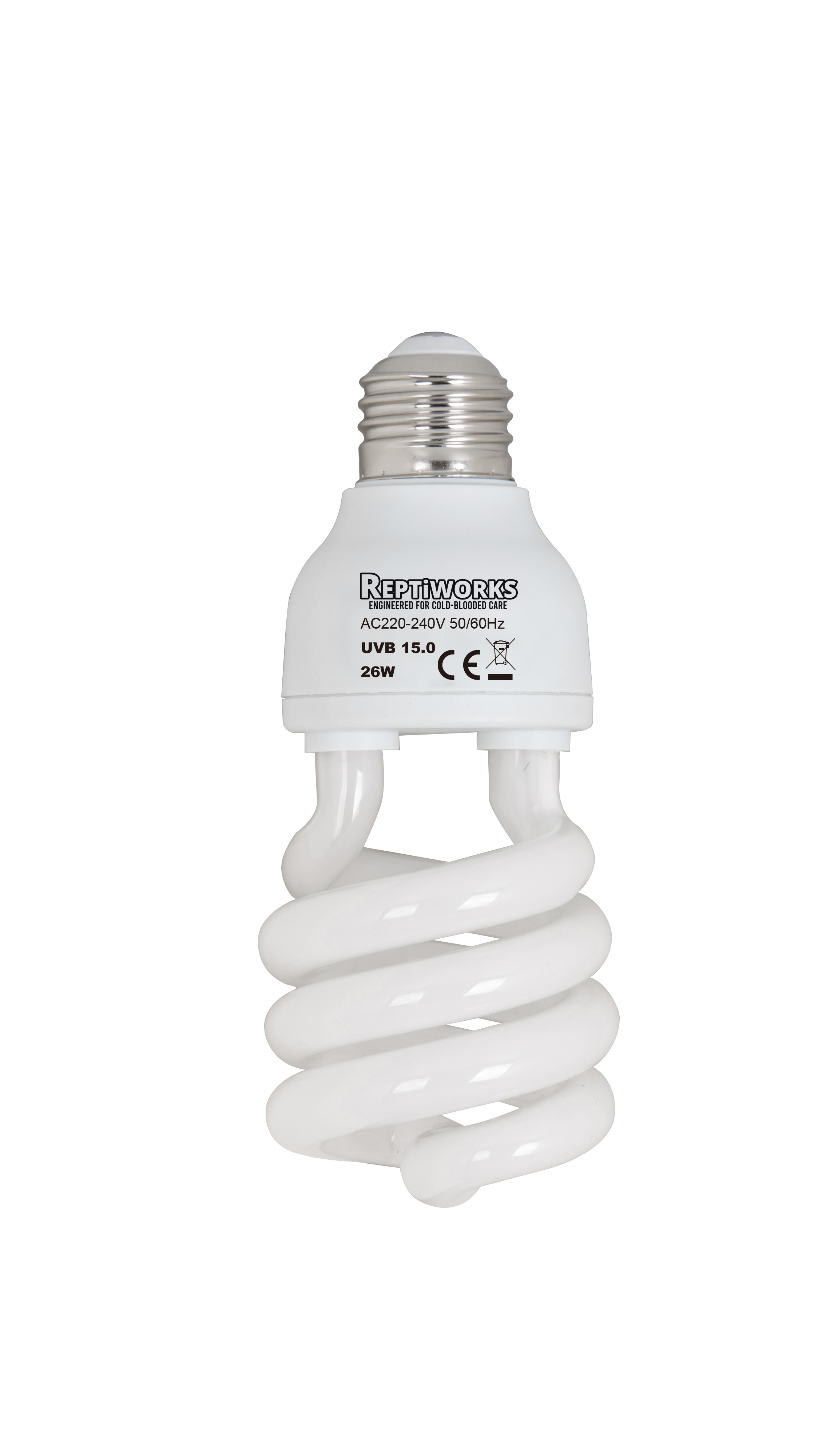 ReptiWorks Uvb2.0 Spiral Energe Saving Lamps-15W6X6X13Cm / 2.3"X2.3"X5.1"