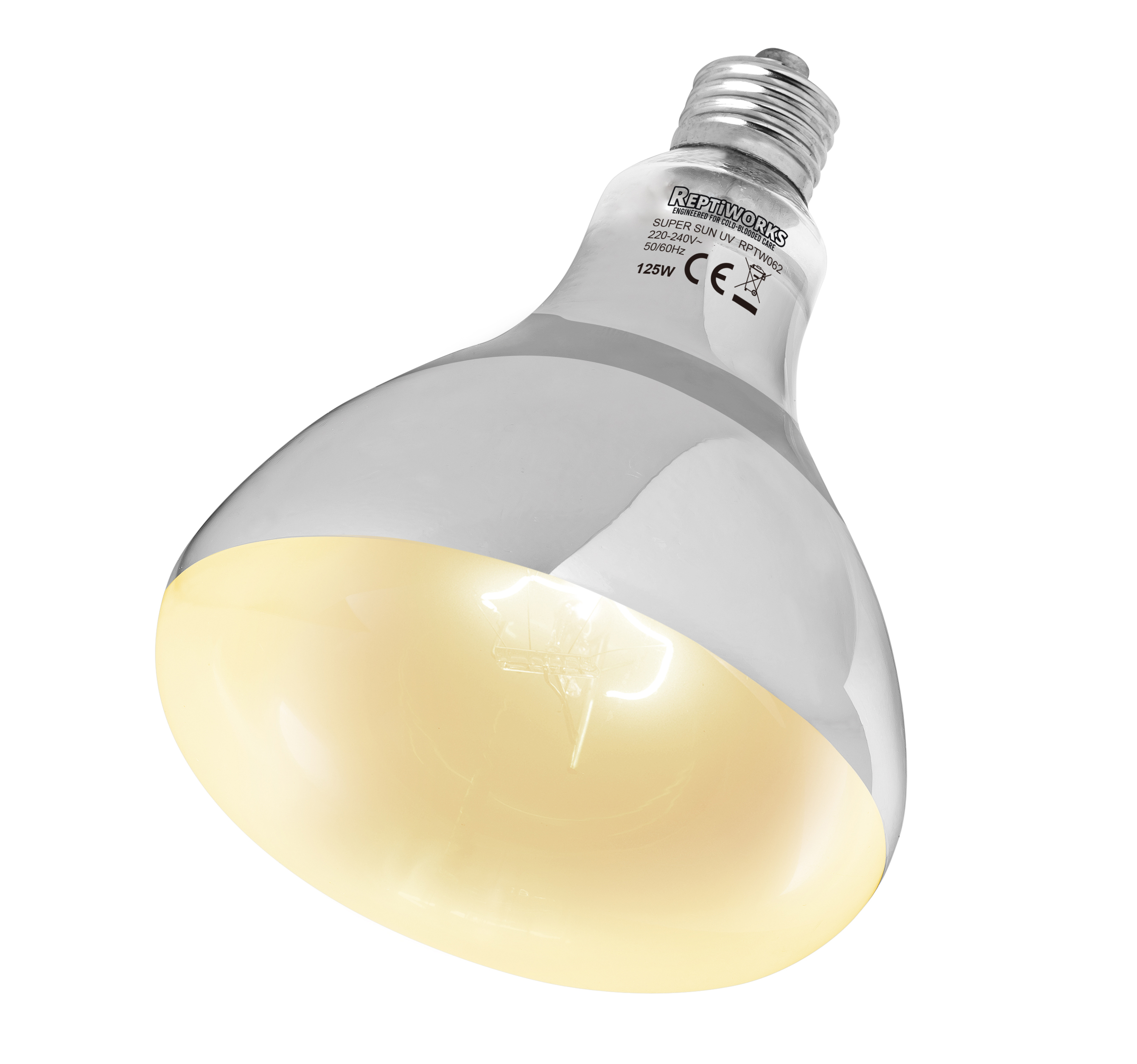 ReptiWorks Supesun Uvb/Uva Lamps-125W12.5X12.5X16Cm / 4.9"X4.9"X4.7"