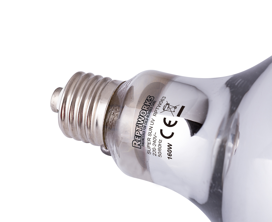 ReptiWorks Supesun Uvb/Uva Lamps-160W12.5X12.5X16Cm / 4.9"X4.9"X4.7"
