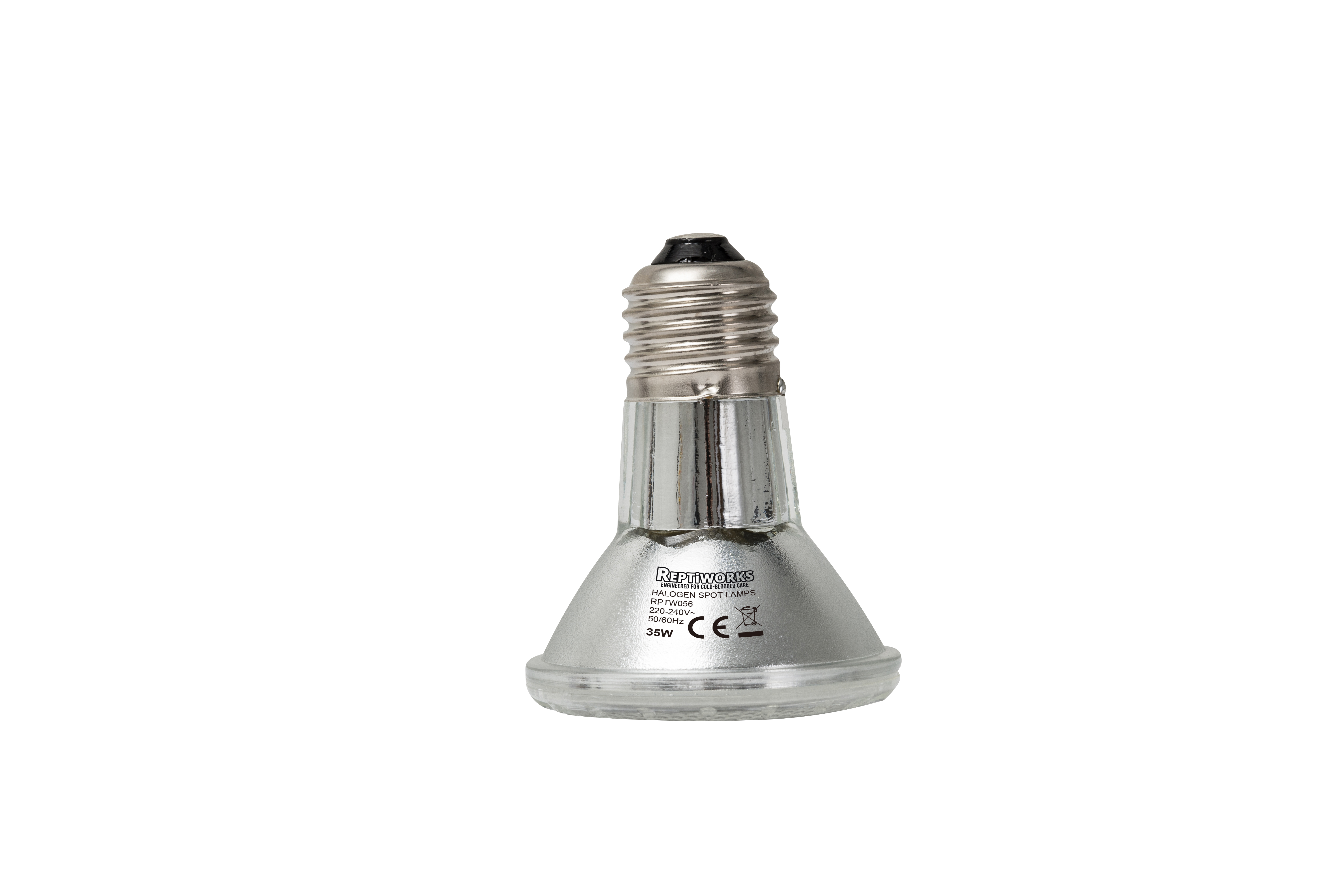 ReptiWorks Halogen Spot Lamps 35W6.3X6.3X8.2Cm / 2.5"X2.5"X3.2"