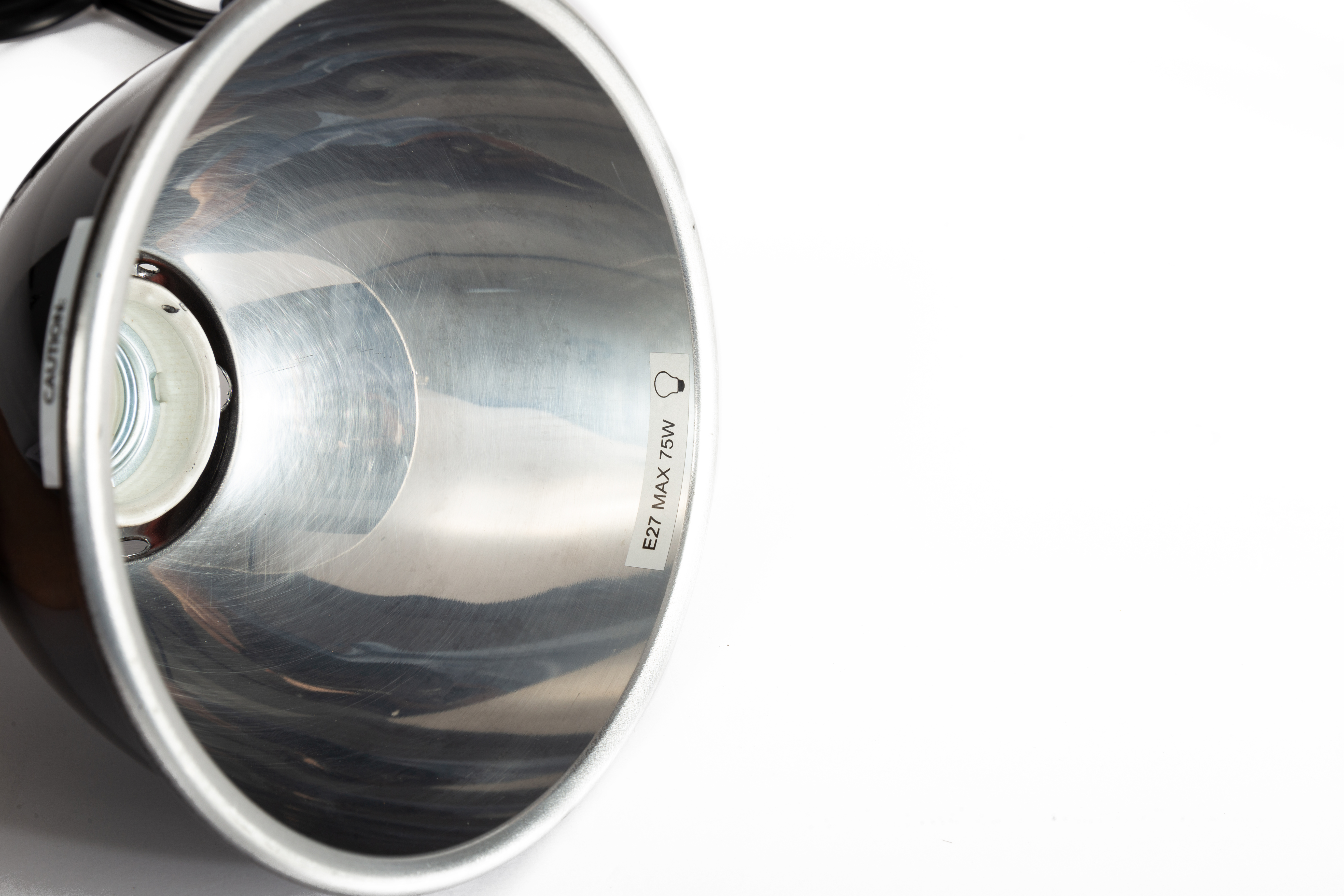 ReptiWorks Reflecting Dome Lamp Fixture (Etl Certificated) Max 75W14X14X15Cm / 5.5"X5.5"X5.9"