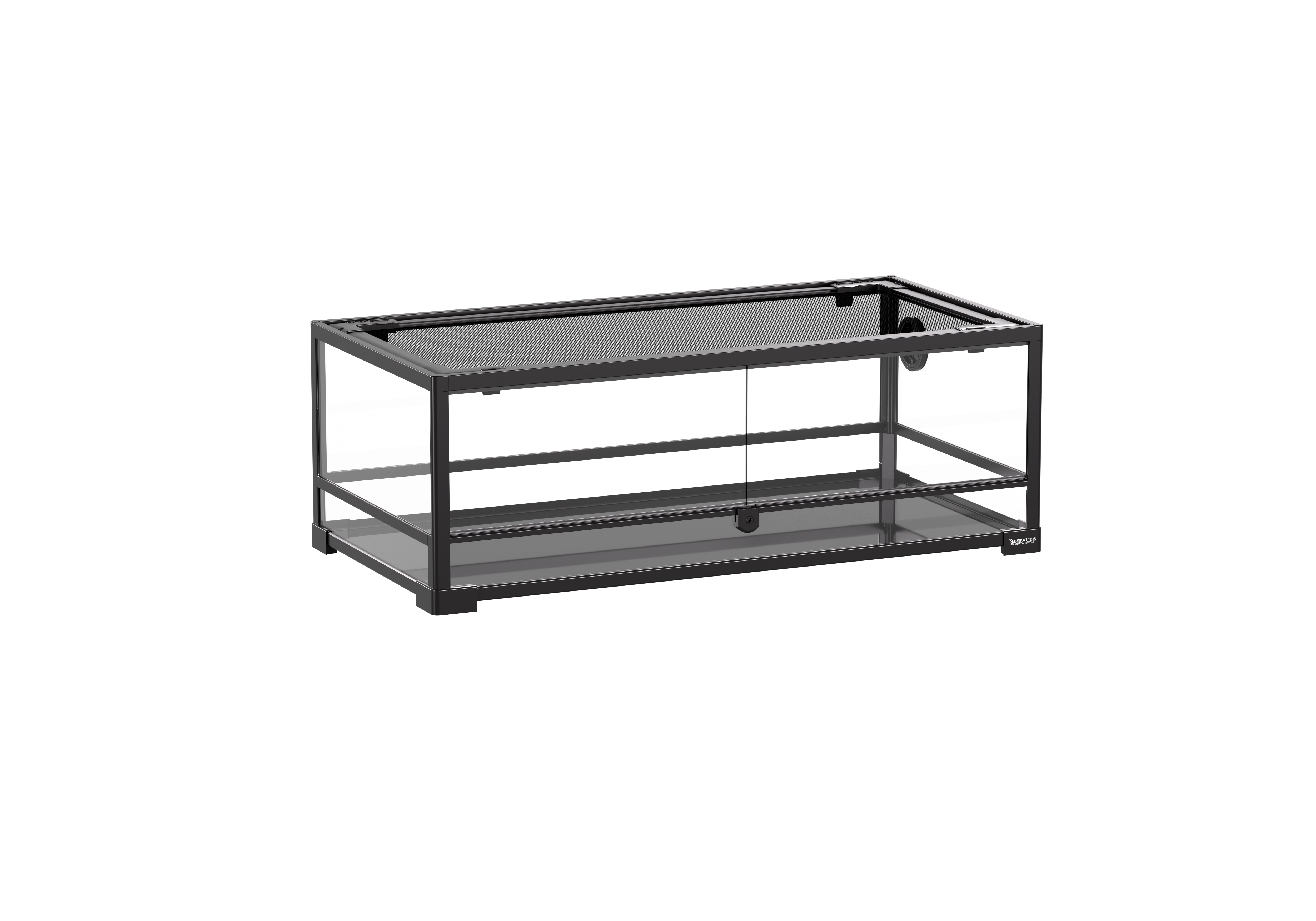 ReptiWorks Flat Packed Reptile Glass Terrariums-Hinge Door 914X457X320Mm