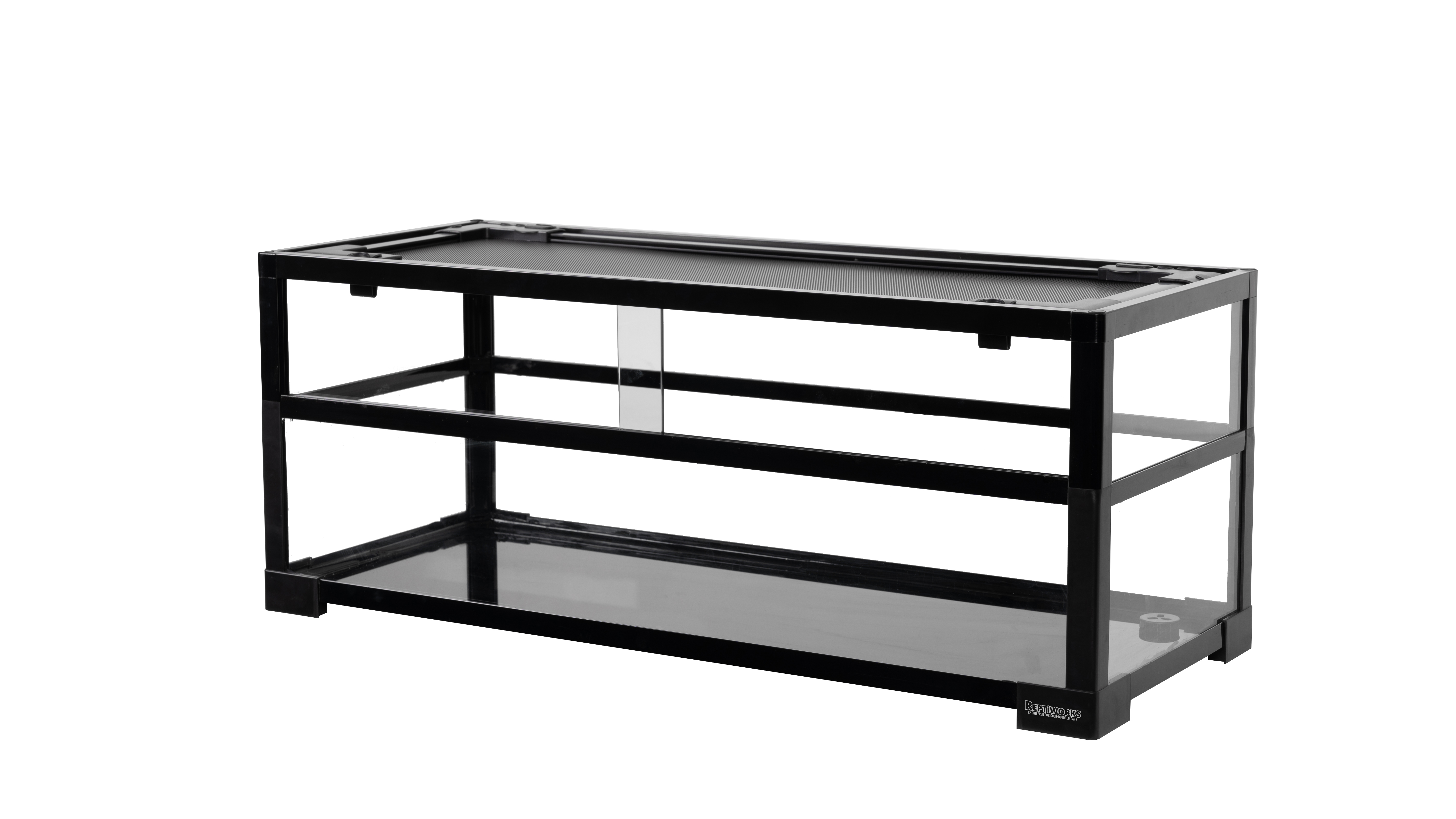 ReptiWorks Water-Land Ecological Turtle Tank76X30X30Cm / 30"X12"X12Base Height: 18Cm