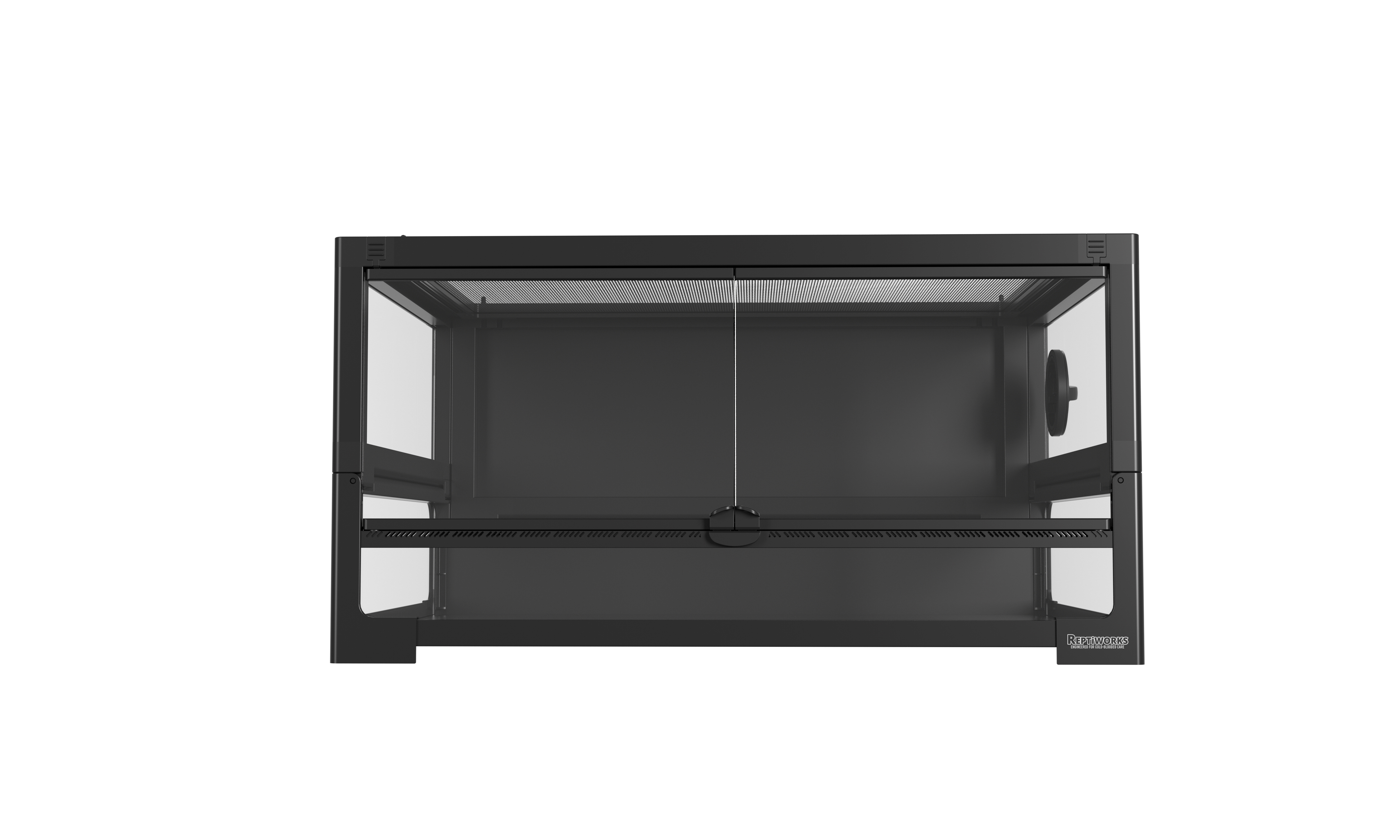 ReptiWorks Easy Folding Reptile Terrarium With Back Pvc Panel600X450X320Mm
