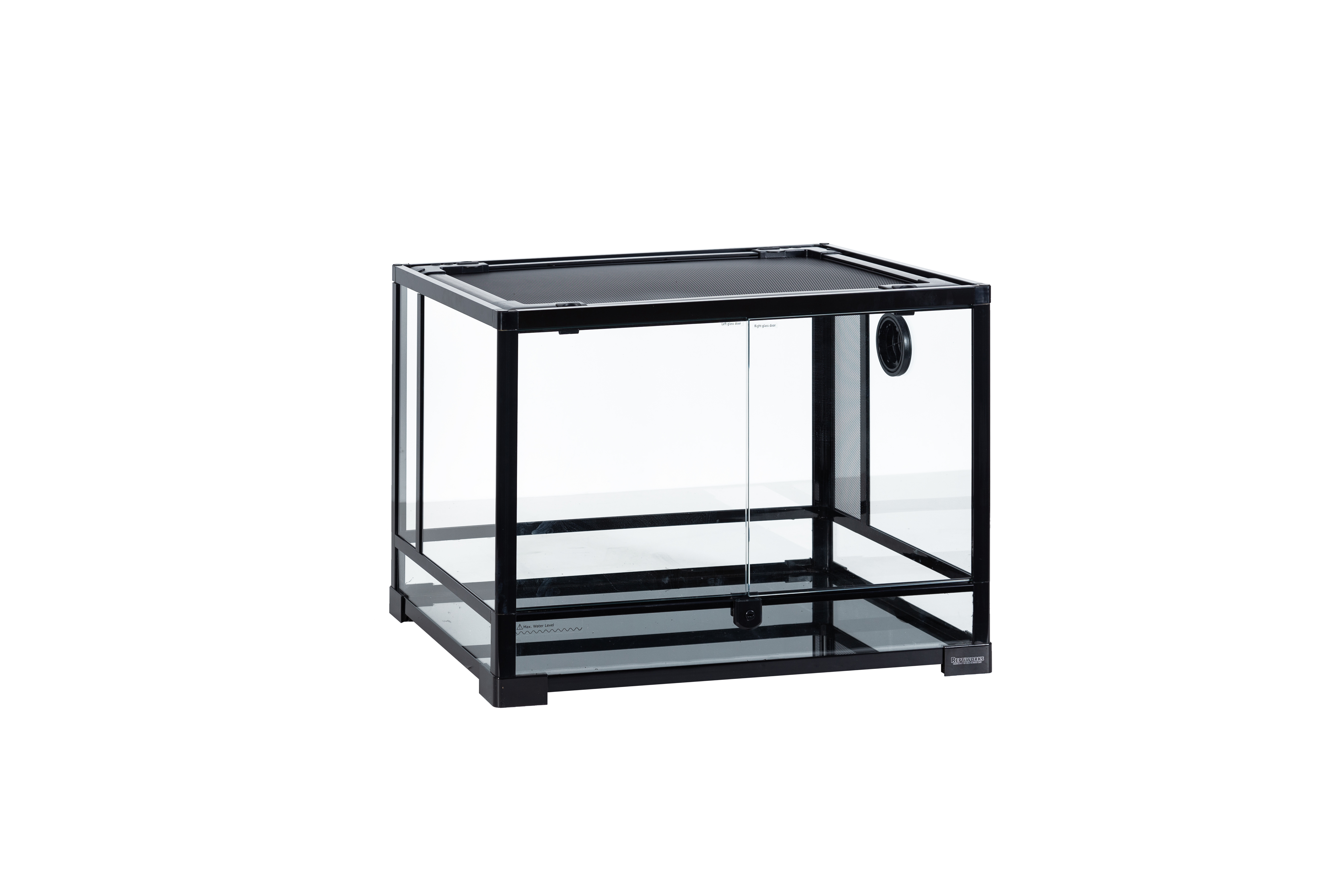ReptiWorks Flat Packed Reptile Glass Terrariums-Hinge Door 600X450X450Mm