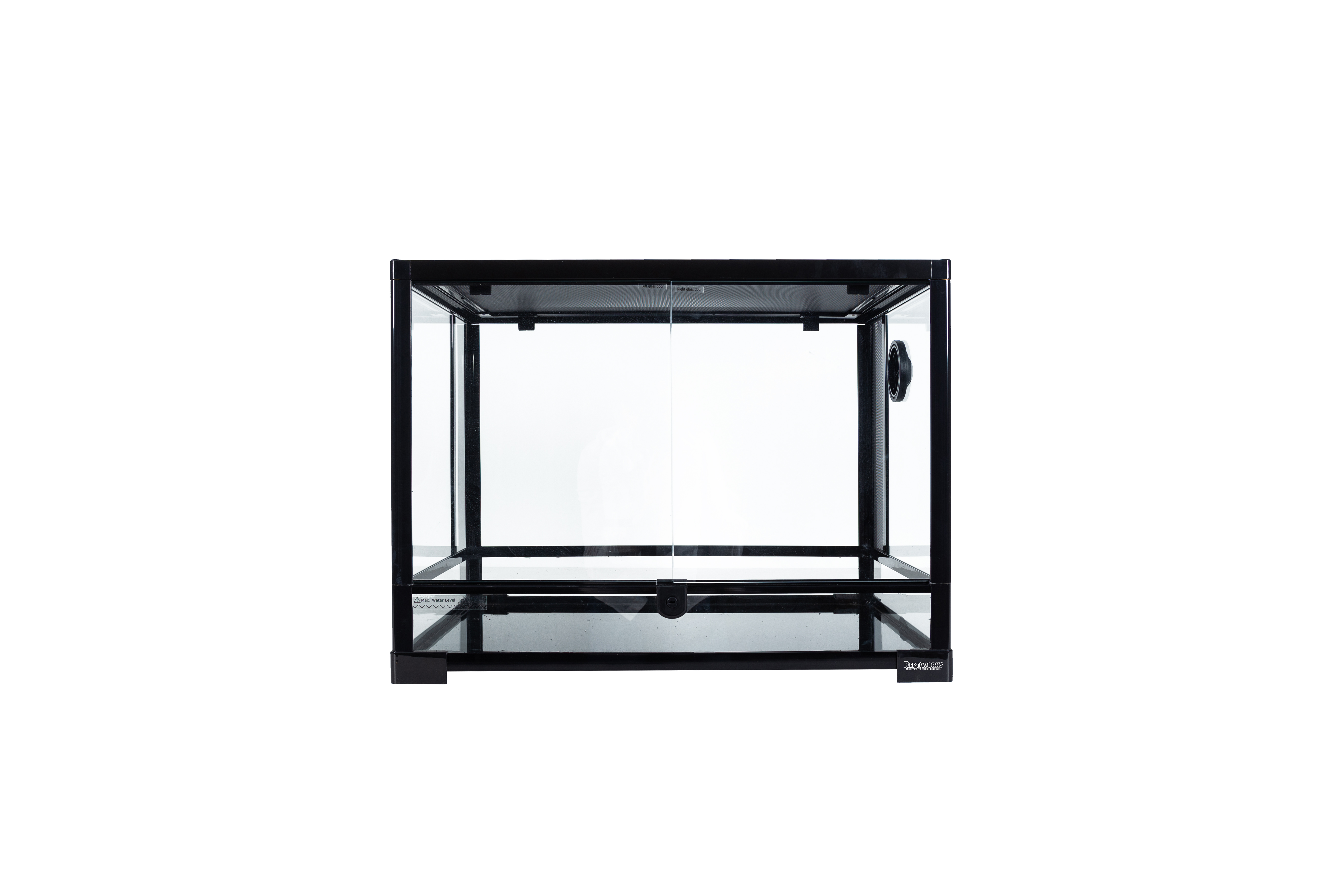 ReptiWorks Flat Packed Reptile Glass Terrariums-Hinge Door 600X450X450Mm