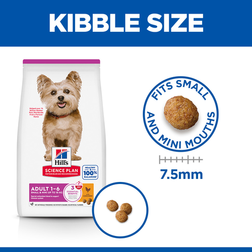 Hill’s Science Plan Small & Mini Adult Dog Food With Chicken (3kg)