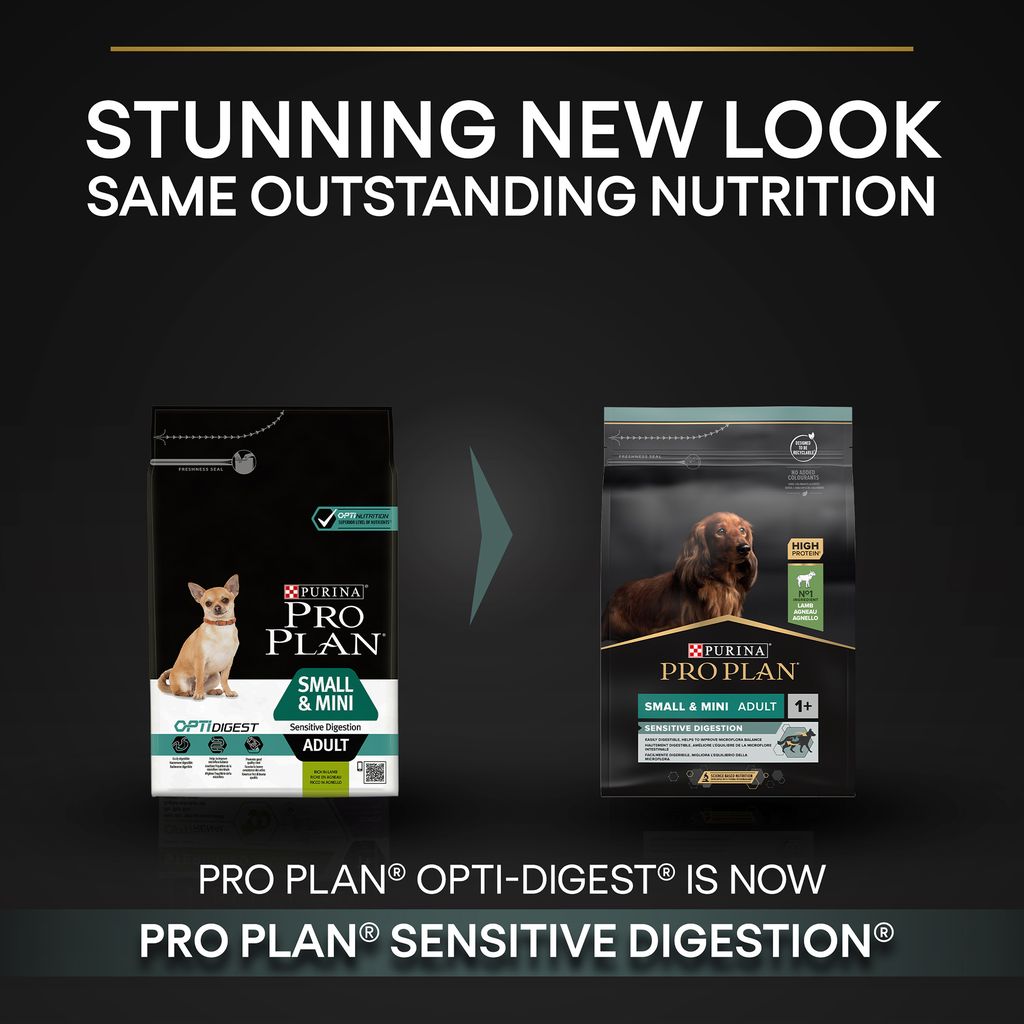 Purina Pro Plan Sensitive Digestion Small and Mini Adult, Dry Dog food with Lamb, 7 kg