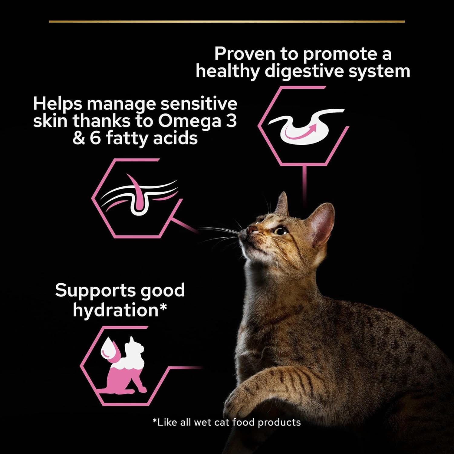 Purina Pro Plan Delicate Wet Cat Food, Oceanfish in Gravy, Multipack, 10 x 85g (Pack of 10)