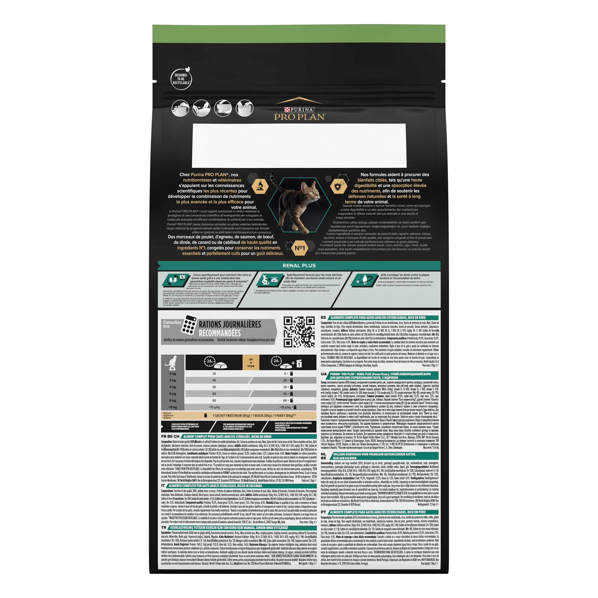 Purina Pro Plan Sterilised Cat Turkey 1.5Kg