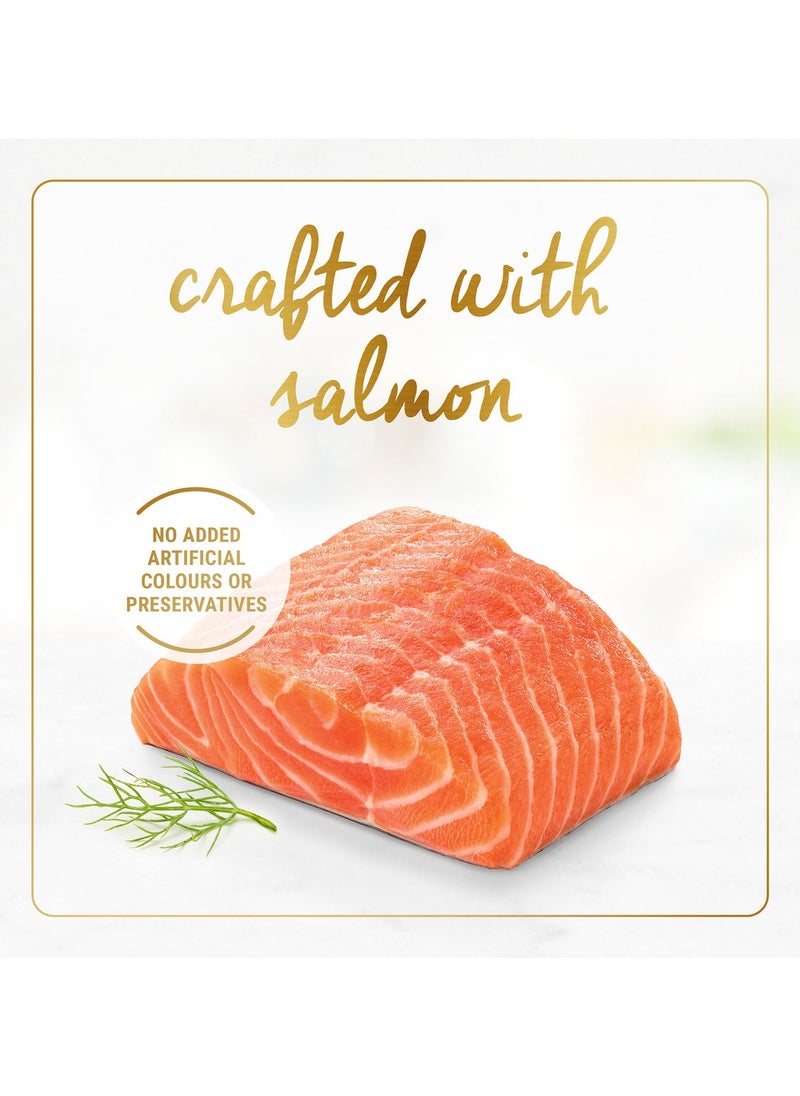 Nestle Fancy feast grilled Salmon in gravy 6x85g.