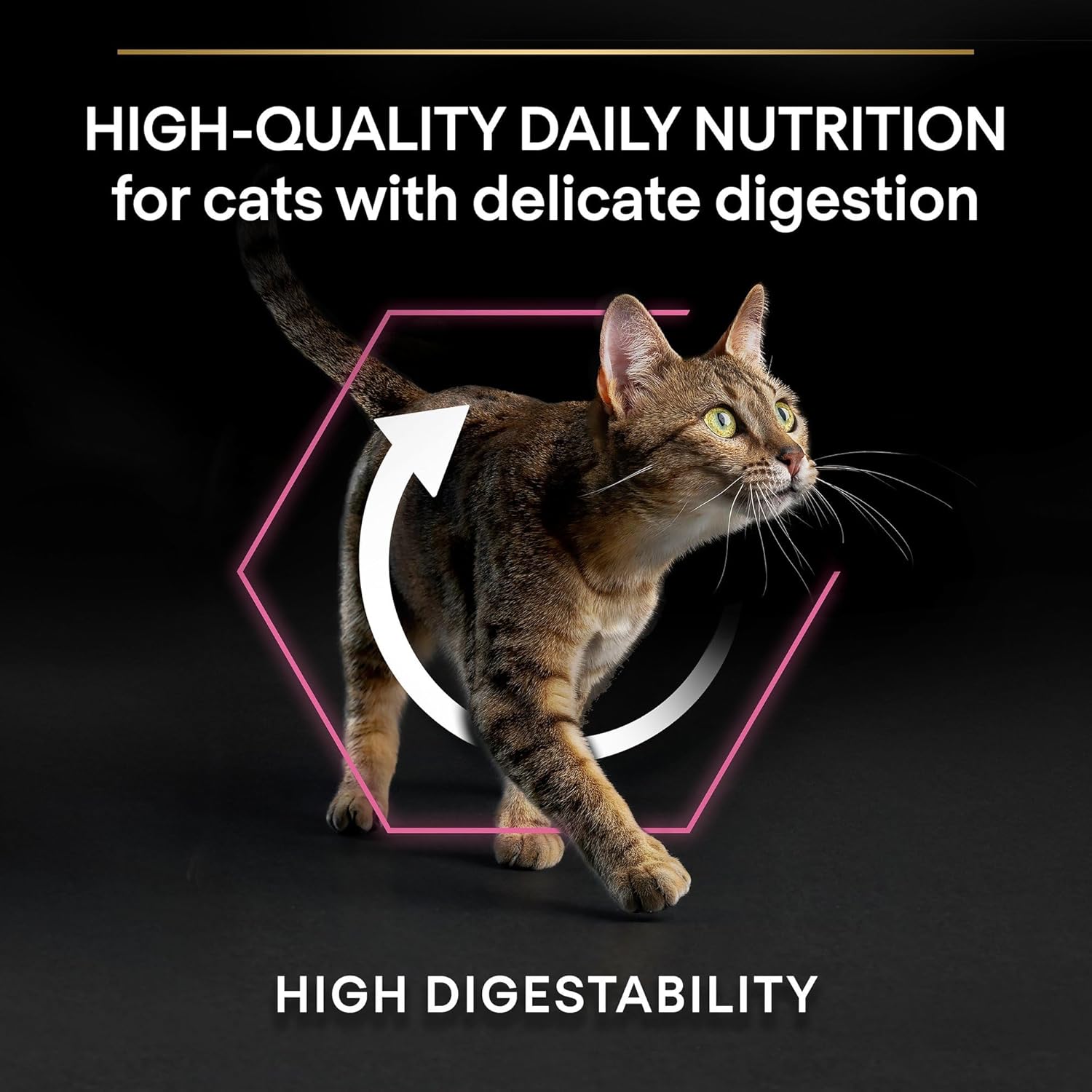 Pro Plan Adult Delicate Digestion, Dry Cat Food with Turkey 400 G