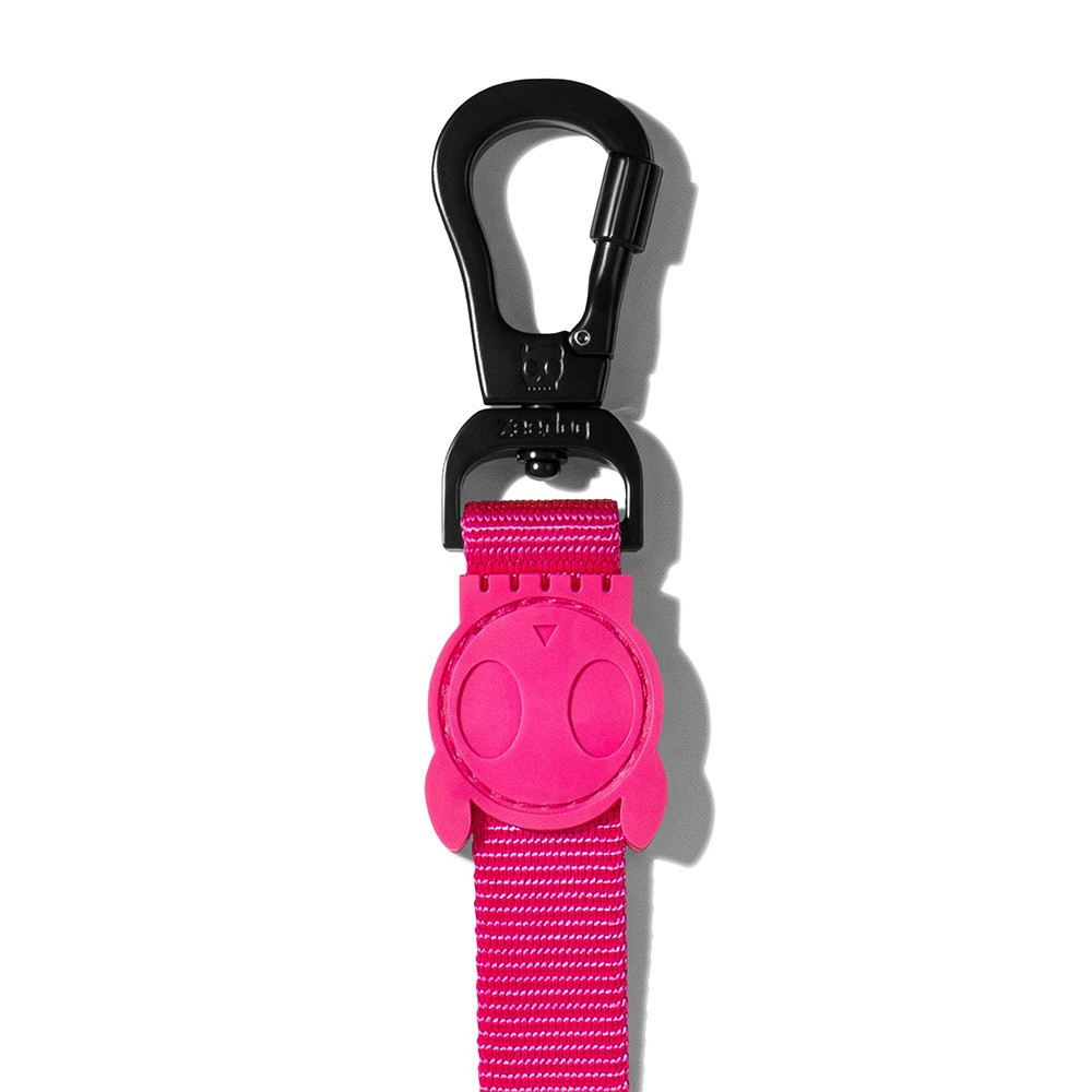 Zee Dog Pink Led Collar Large