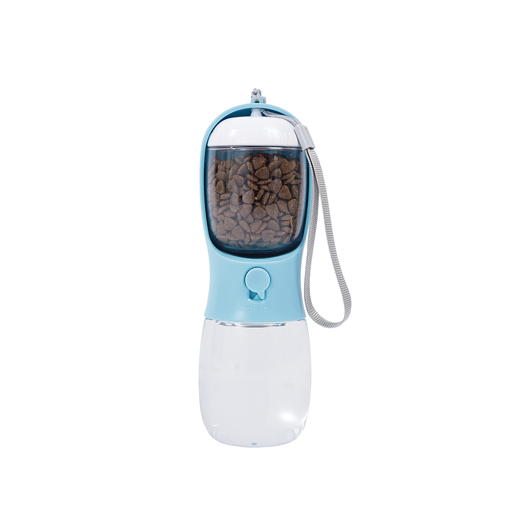 M-PETS On The Road 2in1 Water Bottle 300ml Blue