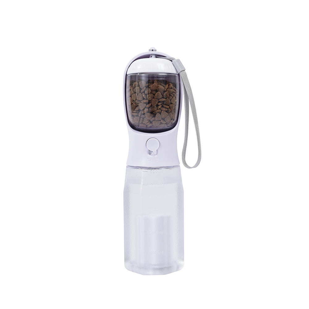 M-PETS On The Road 3in1 Water Bottle 600ml White