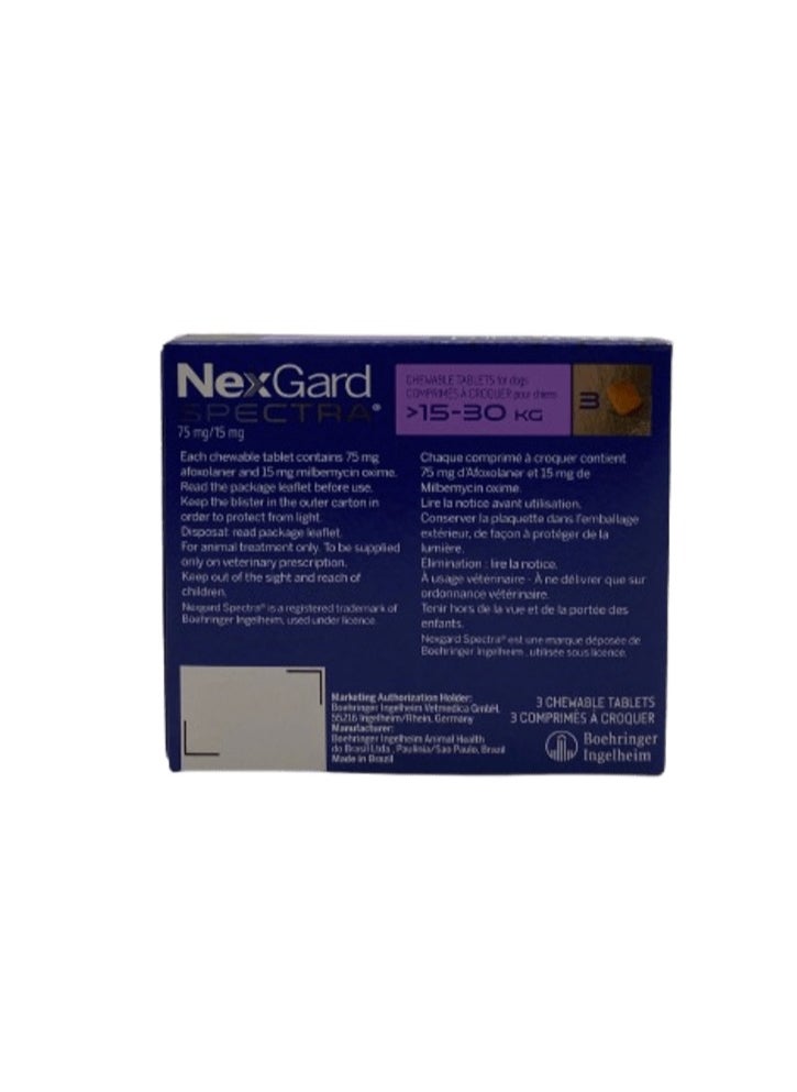 Nexgard Spectra L (15.1- 30 Kg)