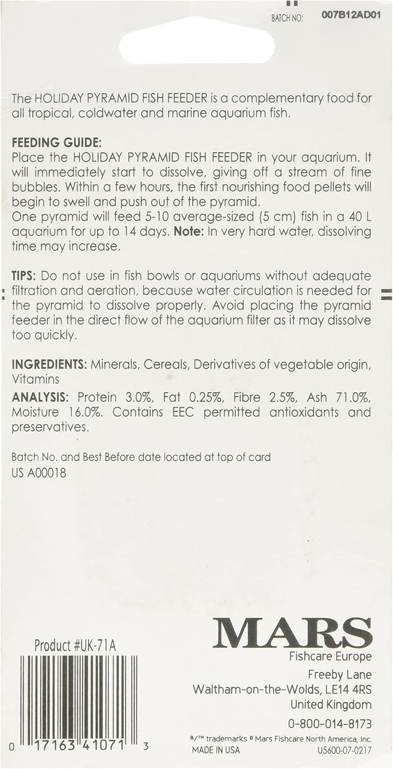 API Vacation Pyramid Fish Food Feeder