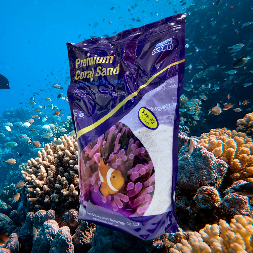 Aqua Ocean Premium Coral Sand Size- 2(1mm-2mm)[Weight - 5kg]