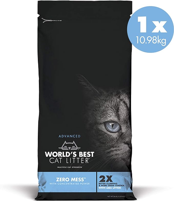 World's Best Cat Litter Advanced Zero Mess Original 24Lb