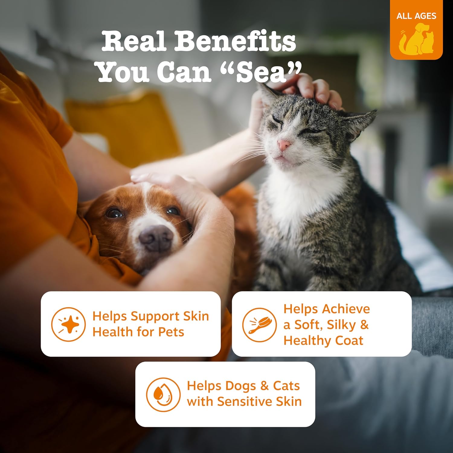 Zesty Paws Wild Alaskan Salmon Oil Formula 8oz